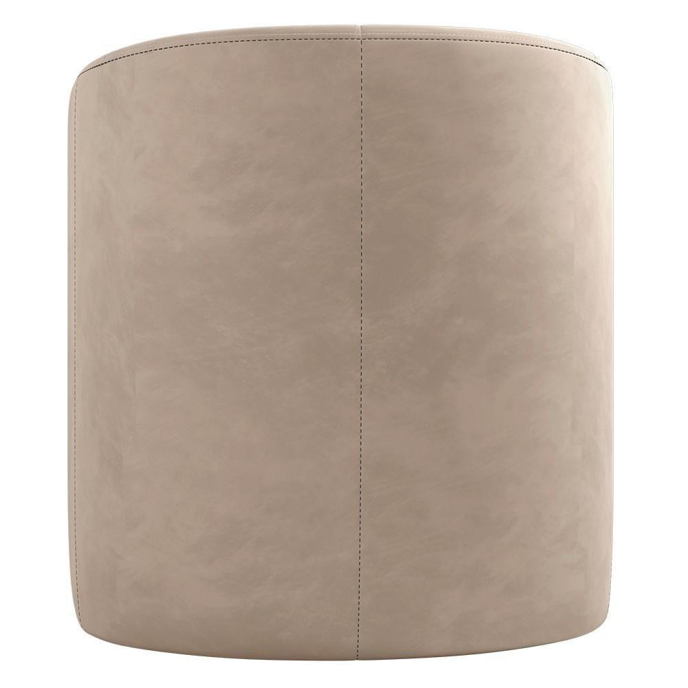Kit 2 Poltronas Giratória Decorativa Para Sala Dandara Z08 Veludo Bege - Mpozenato - 9