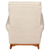 Poltrona Amamentação Base Balanço E Puff Maju Bouclê Off F03 - Mpozenato - 6