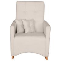 Poltrona Amamentação Base Balanço E Puff Lola Bouclê Off F03 - Mpozenato - 5