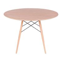 Conjunto Mesa Eames Freijó 90cm + 4 Cadeiras Amarela - 3