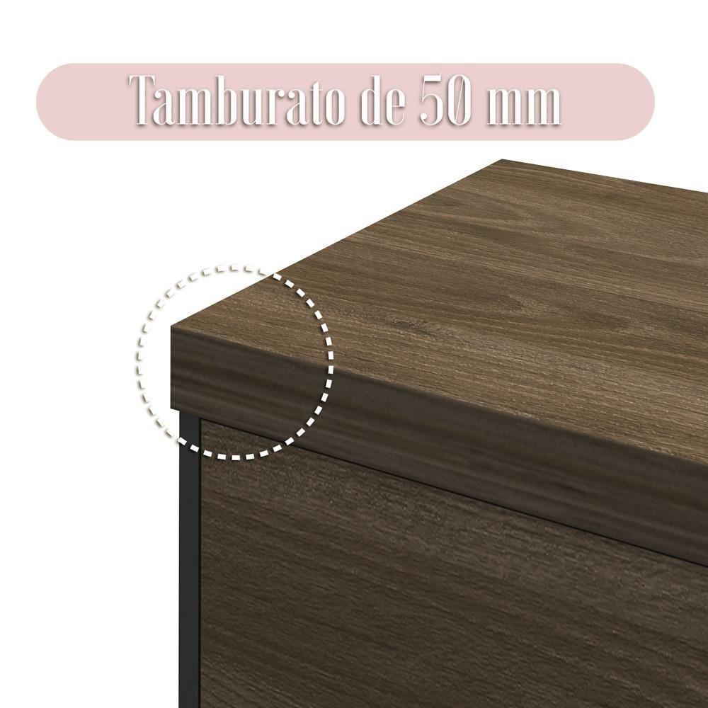 Armário Para Pasta Suspensa Tamburato A06 Marrom/preto - Mpozenato - 6