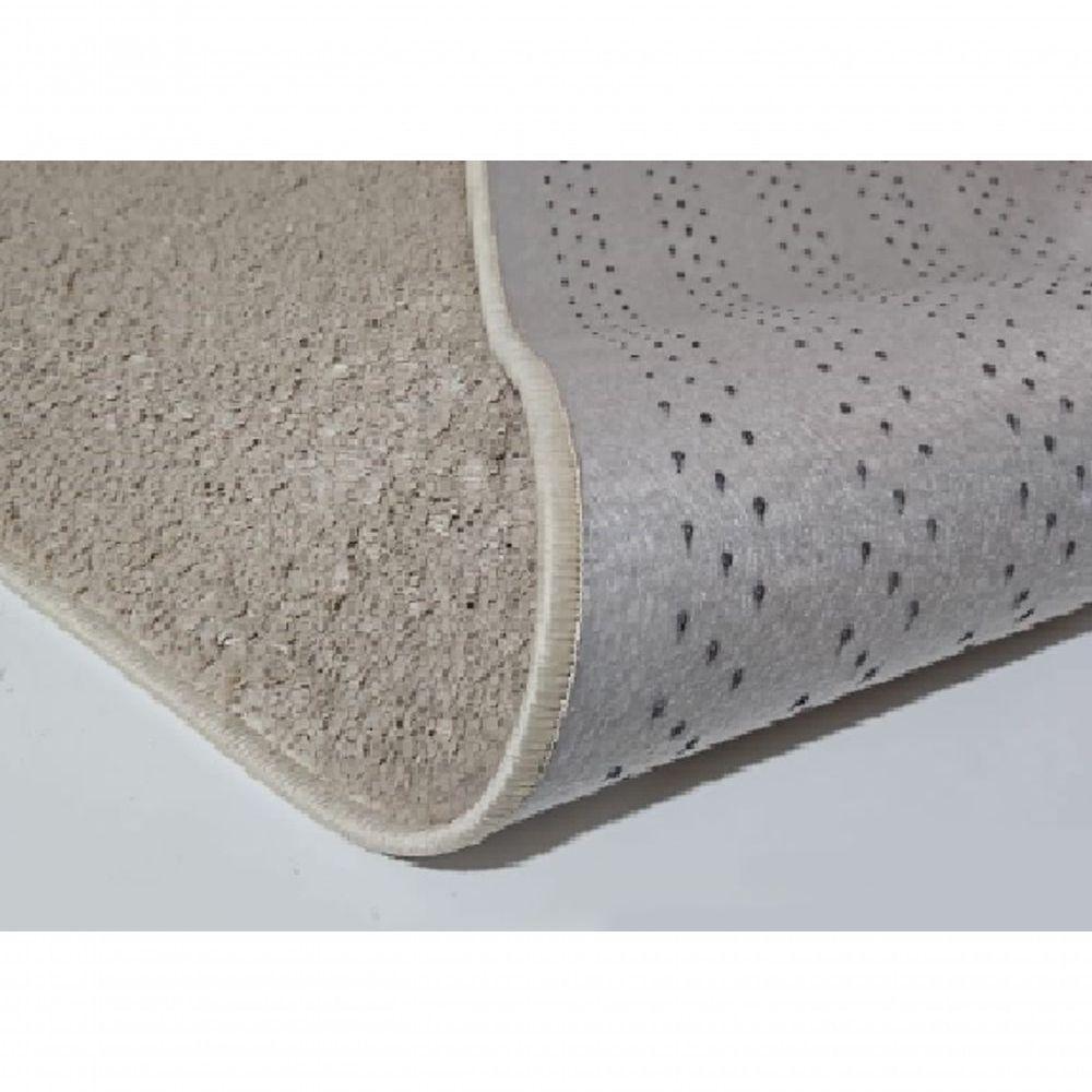 Kit Cozinha 3 Pçs Classic Tapete Passadeira Shaggy Antider Marrom - 7