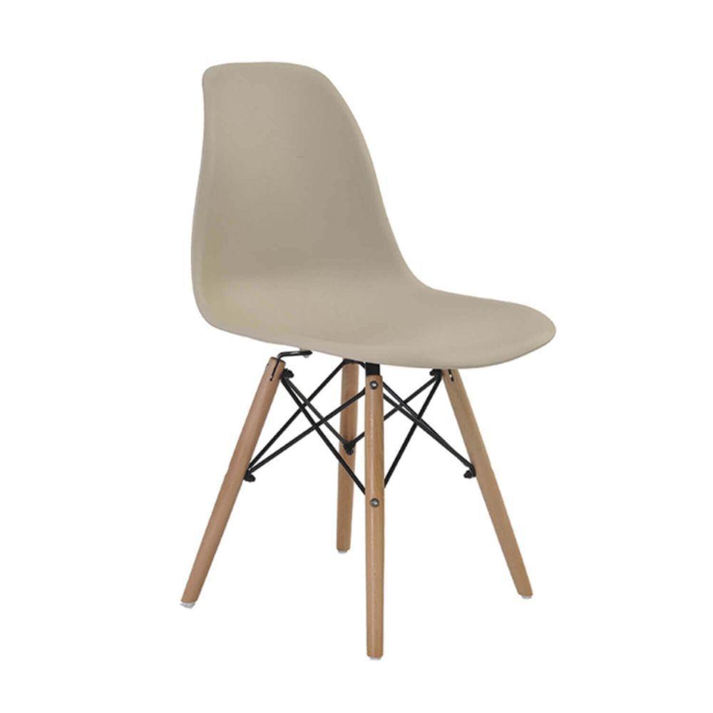 Conjunto Mesa Eames Imbuia 120cm + 4 Cadeiras Fendi - 2