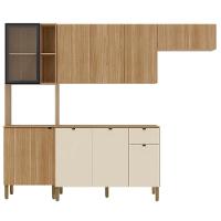 Cozinha Compacta Balcão Com Tampo 120cm Laura Plus Freijó/soft Z06 - Mpozenato - 6