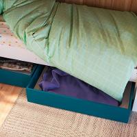 Beliche Infantil Com Escada E 4 Gavetas Infix C06 Branco/azul - Mpozenato - 6