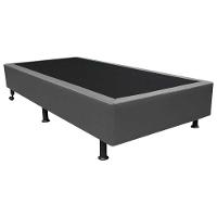 Base Box Para Cama Solteiro 88x188cm Liz S05 Sintético Cinza - Mpozenato - 1