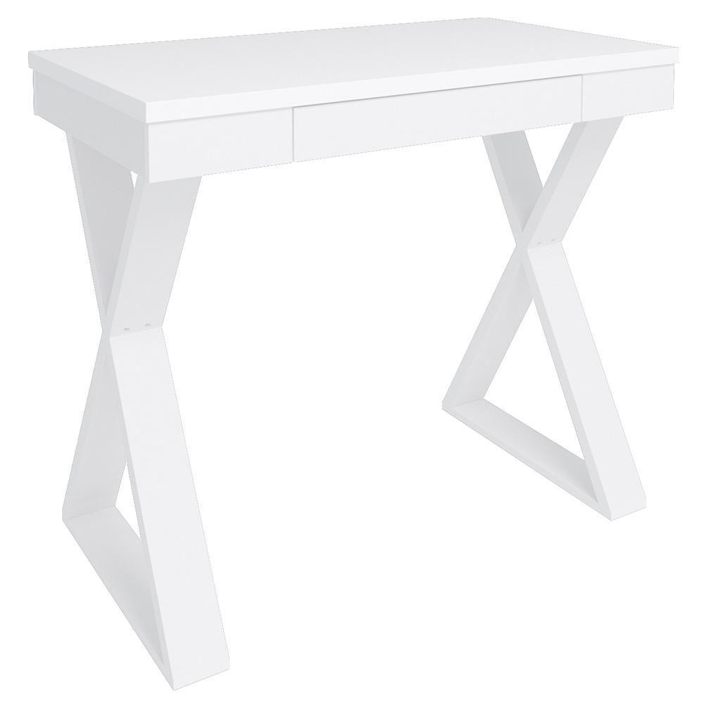 Conjunto Escritório Home Office 3 Peças Veneti A06 Branco - Mpozenato - 10