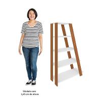 Conjunto Escritório Home Office 3 Peças Veneti A06 Branco - Mpozenato - 8