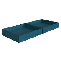 Cama Infantil Casinha Com 2 Gavetas Infix C06 Branco/azul - Mpozenato - 8