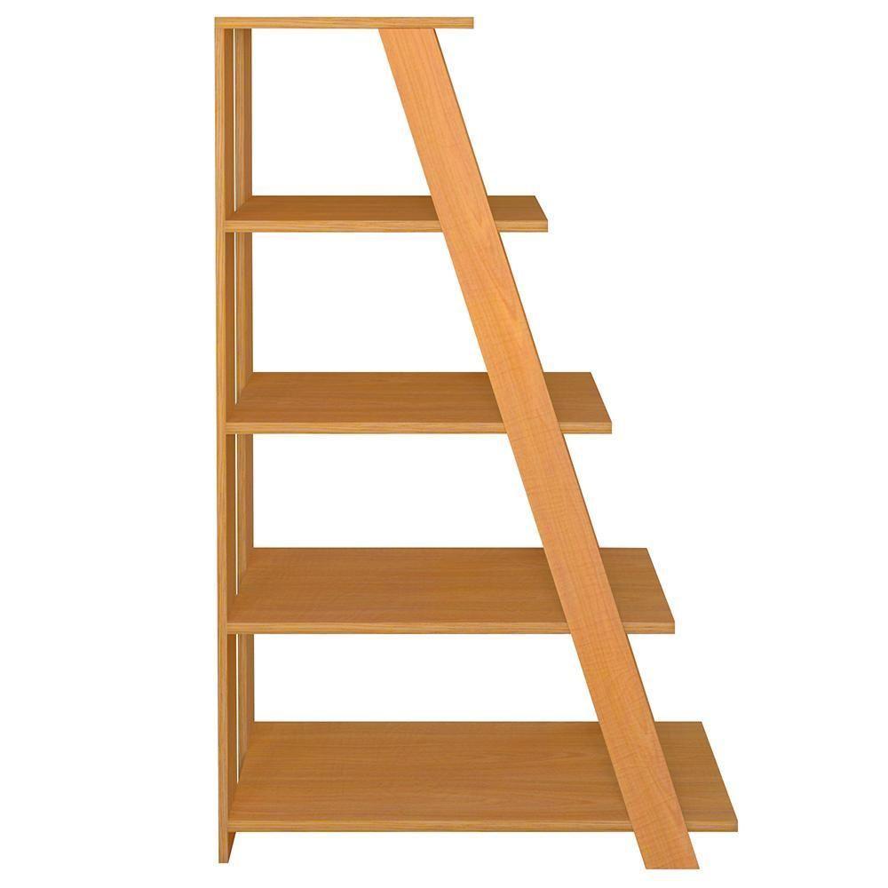 Kit 2 Estante Multiuso Decorativa 5 Prateleiras Stela A06 Freijó - Mpozenato - 6