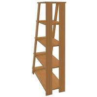 Kit 2 Estante Multiuso Decorativa 5 Prateleiras Stela A06 Freijó - Mpozenato - 8