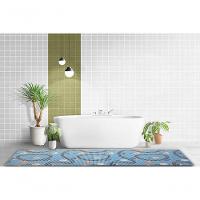 Tapete Passadeira Emborrachada Pvc Antiderrapante 0,65x3,00m Estrada Azul - 3