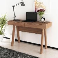 Mesa Para Escritório 2 Gavetas Me4128 Amêndoa/amêndoa - Tecno Mobili - 2
