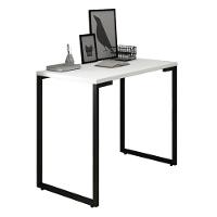 Mesa Escritório Estilo Industrial Porto 90cm Z34 Branco - Mpozenato - 1