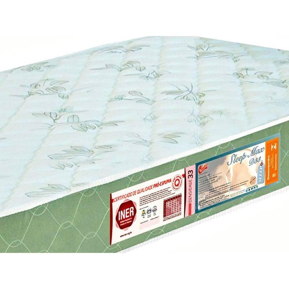 Colchão Casal King Sleep Max Espuma D33 180x200x25cm Branco/verde - Castor - 2
