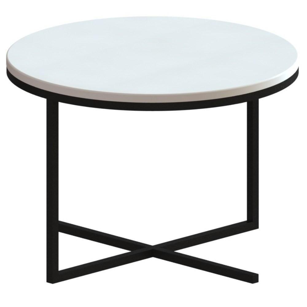 Mesa De Centro Baixa Volpi 24816 Branco - Artesano - 1