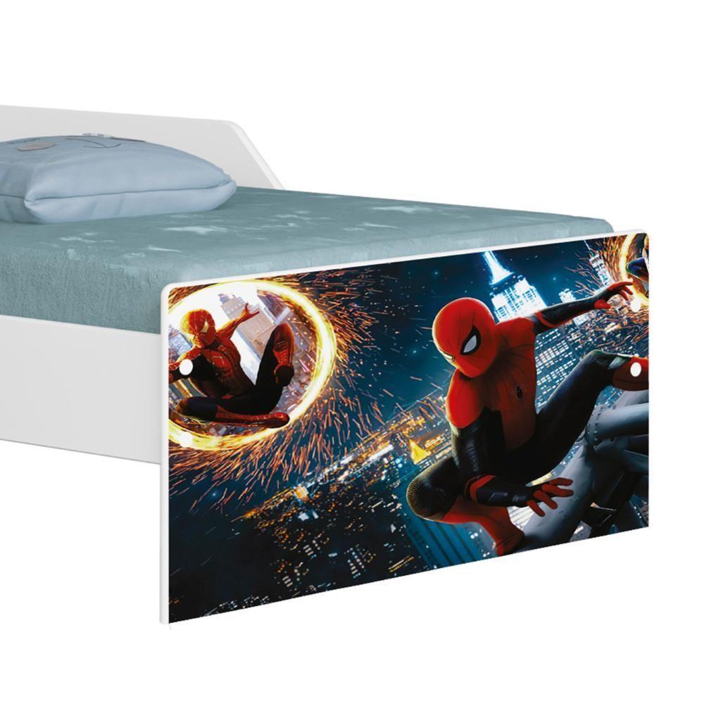 Mini Cama Infantil 148x68cm Proteção Lateral Herói Aranha Z53 - Mpozenato - 6