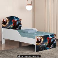 Mini Cama Infantil 148x68cm Proteção Lateral Herói Aranha Z53 - Mpozenato - 2