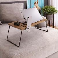 Mesa Portátil Dobrável Para Notebook Café 27889 Vermont/preto - Artesano - 2