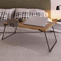 Mesa Portátil Dobrável Para Notebook Café 27889 Vermont/preto - Artesano - 3