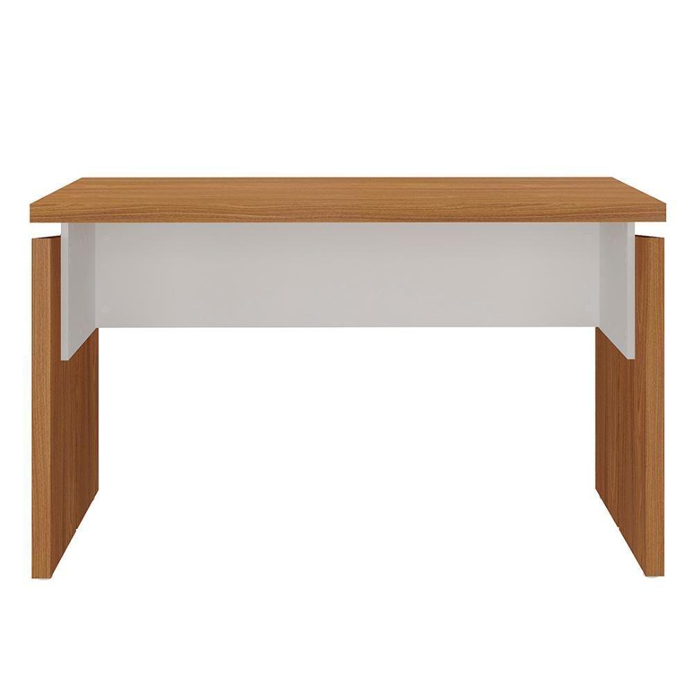 Mesa Para Escritório Home Office 125cm Corp A06 Freijó/branco - Mpozenato - 7