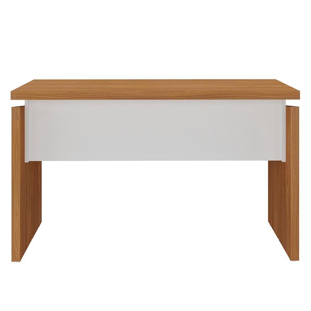 Mesa Para Escritório Home Office 125cm Corp A06 Freijó/branco - Mpozenato - 8