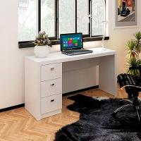 Mesa Para Computador 3 Gavetas Me4102 Branco - Tecno Mobili - 2