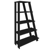 Mesa Escrivaninha Em L Eron E Estante Livreiro Stela A06 Freijó/preto - Mpozenato - 8