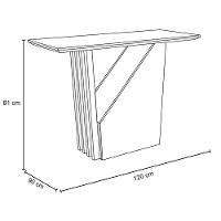 Mesa De Jantar 4 Lugares 120cm Venetti N02 Ypê/preto - Mpozenato - 4