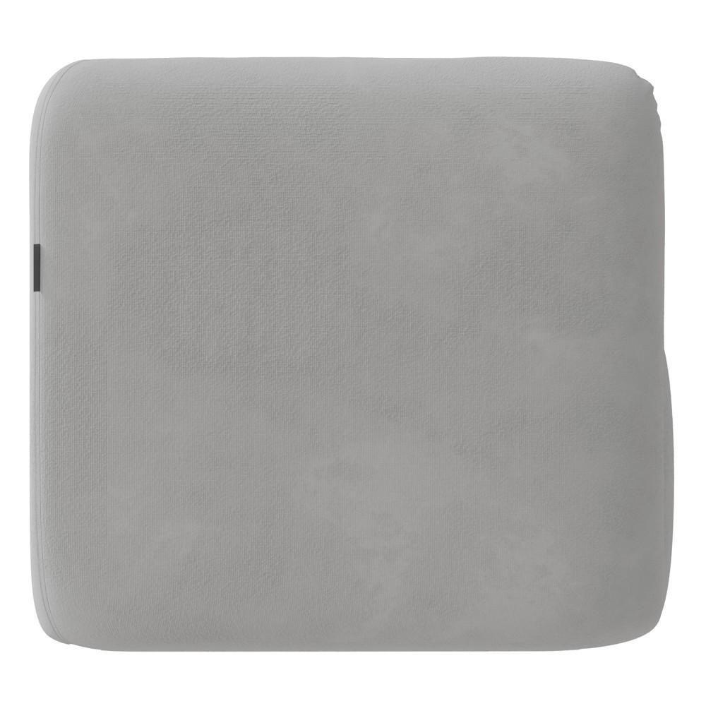 Poltrona Para Sala De Estar Decorativa Kit Com 2 Maggie Z08 Veludo Cinza - Mpozenato - 8