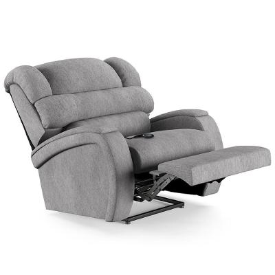 Poltrona Do Papai Reclinável Kalie Controle Power Elétrico Usb Fh9 Linho Cinza - Mpozenato