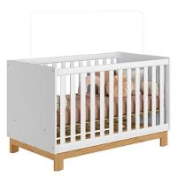 Quarto Infantil 3 Peças Com Berço Q Encanto Slim Branco - Qmovi - 8