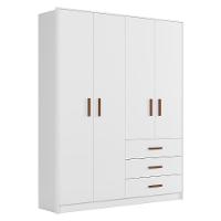 Quarto Infantil 3 Peças Com Berço Americano Nelly Branco Z49 - Mpozenato - 5