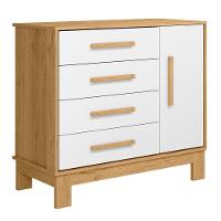 Quarto Infantil 3 Peças Com Berço Q Encanto Slim Freijó/branco - Qmovi - 2