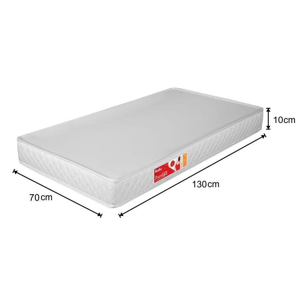 Quarto De Bebê Cômoda 777 E Berço 1344 Certificado Pelo Inmetro Doce Sonho Com Colchão Branco - Qmovi - 6