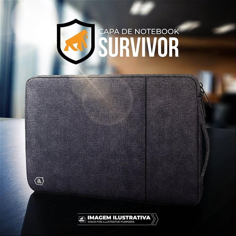 Capa Para Notebook De 15,6 - 17,3 Polegadas - Survivor - Cinza - Gshield - 6
