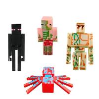 Kit 7 Cartela Minecraft Dragão 35 Bonecos + 7 Bloco Pigman Cor:pigman - 5