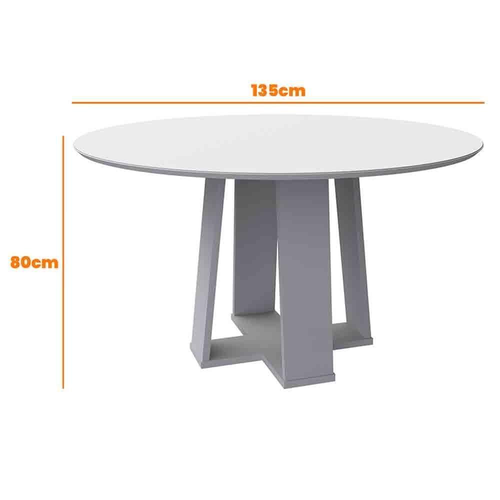 Mesa Isabela 135X135Cm - Off White - 2