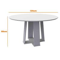 Mesa Isabela 135X135Cm - Off White