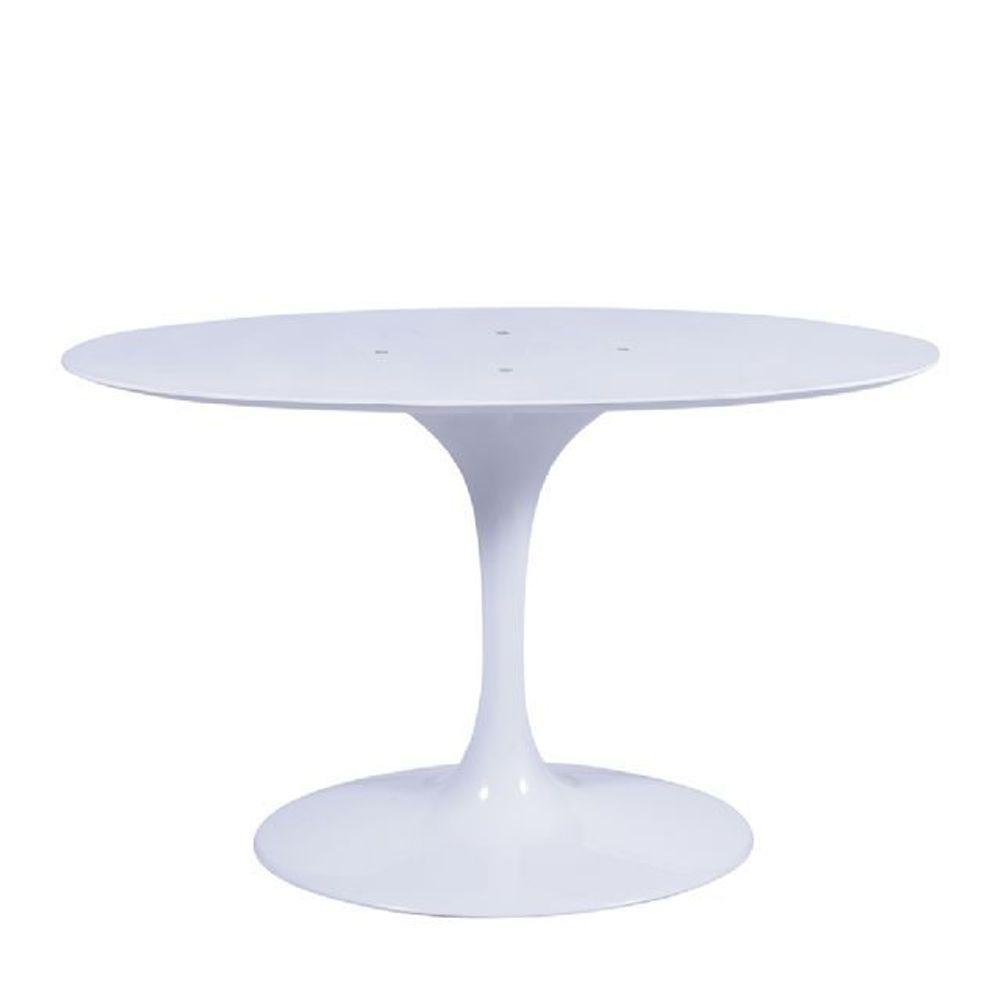 Mesa Saarinen Oval São Gabriel 120x80cm - Base Branca - 2
