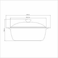 Panela Caçarola Lyon Azul 30cm Tramontina Forjada Antiaderente Starflon High Performance Elementar - 3