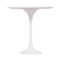 Mesa Lateral Oval Espírito Santo 57x38cm - Base Branca - 3