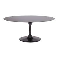 Mesa Saarinen Oval São Gabriel 180x100cm - Base Preta - 5