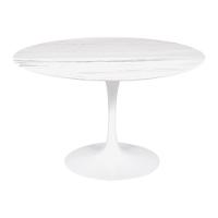 Mesa Saarinen Redonda Espírito Santo 107cm - Base Branca - 3