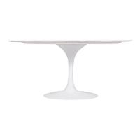 Mesa Saarinen Oval Espírito Santo 198x122cm - Base Branca - 2
