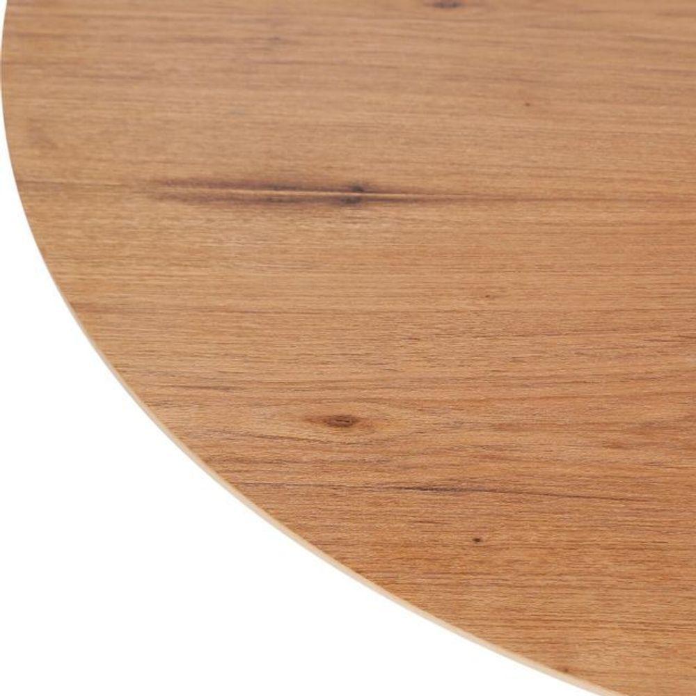 Mesa Saarinen Oval Freijó 135x90cm - Base Preta - 3