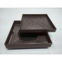 Ralo Oculto 15x15 Invisivel Para Piso Porcelanato Marrom