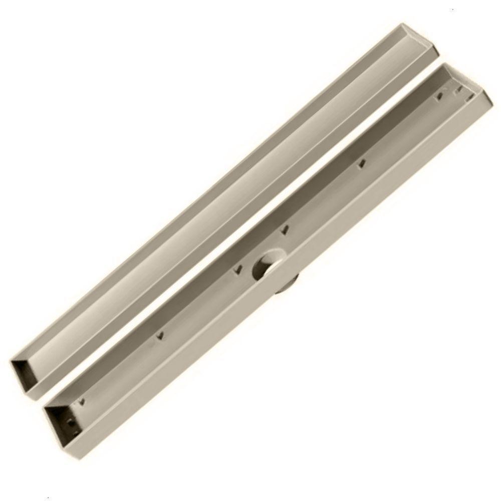 Ralo Oculto Linear De Embutir 5x50 Para Porcelanato Bege - 1
