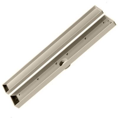 Ralo Oculto Linear De Embutir 5x50 Para Porcelanato Bege