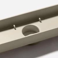 Ralo Oculto Linear De Embutir 5x50 Para Porcelanato Bege - 2